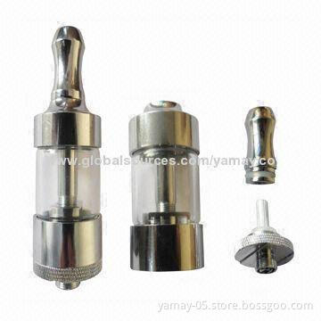 Electronic cigarette, 5mL glass atomizer, huge vapor, changeable coil head, strong base